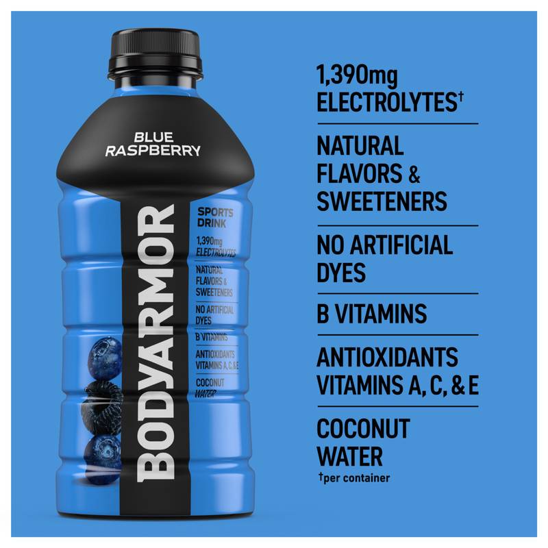 BODYARMOR Sports Drink Blue Raspberry 28oz Btl