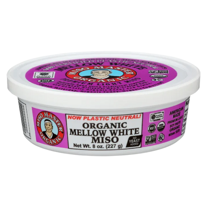Miso Master Premium Organic Mellow White Miso Soy Paste 8 oz