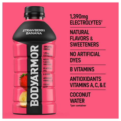 BODYARMOR Strawberry Banana Sports Drink 28oz Btl