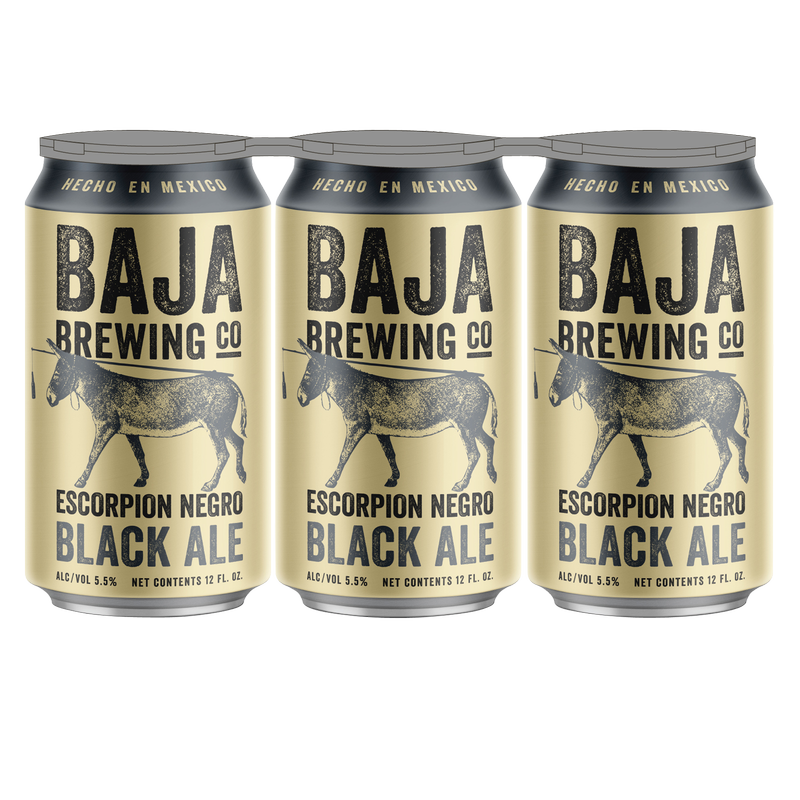 Baja Brew Escorpion Black 6pk 12oz Cans