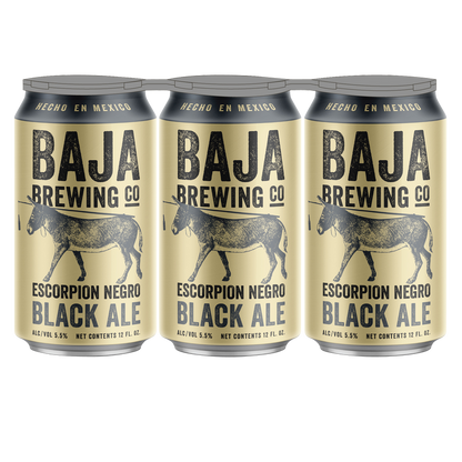 Baja Brew Escorpion Black 6pk 12oz Cans
