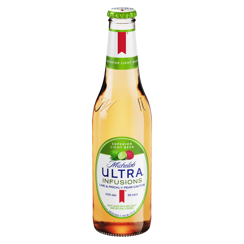 Michelob Ultra Infusions Lime & Prickly Pear Cactus 12pk 12oz Btl