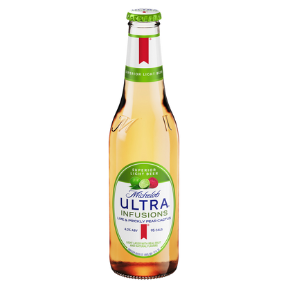 Michelob Ultra Infusions Lime & Prickly Pear Cactus 12pk 12oz Btl
