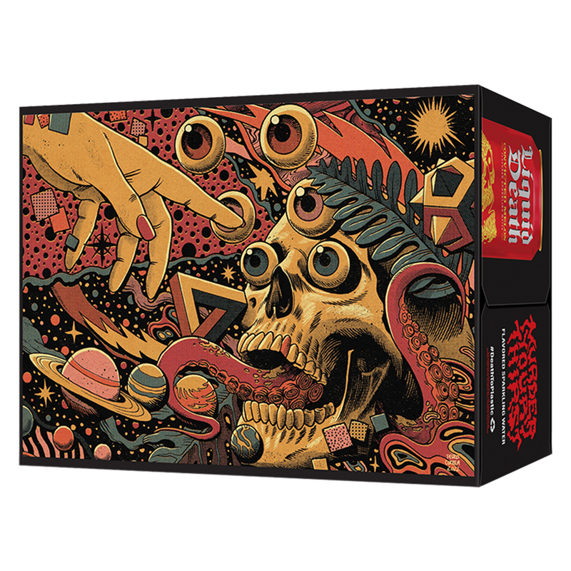 Liquid Death Convicted Melon Sparkling Water 8pk 19.2oz King Size Cans