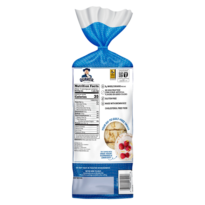 Quaker Lightly Salted Rice Cakes 4.47oz