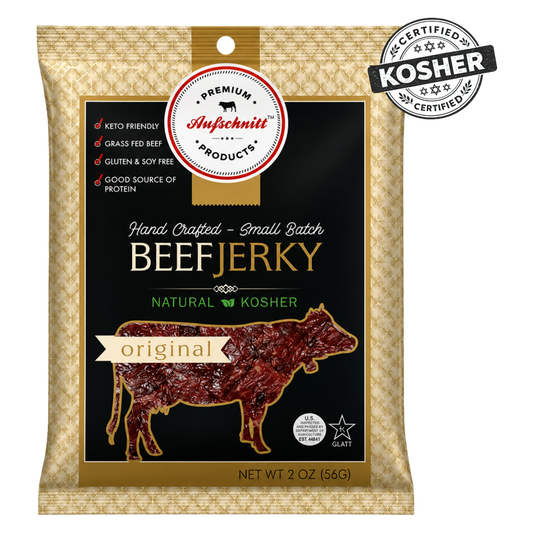 Aufschnitt Kosher Beef Jerky Original, 2oz