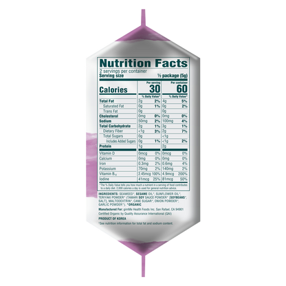 Gimme Organic Teriyaki Seaweed .35oz