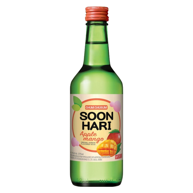 Soonhari Apple Mango Soju 375ml (24 proof)
