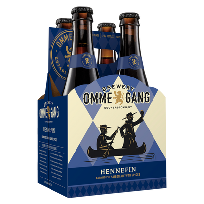 Ommegang Hennepin Saison Ale 4pk 12oz Btl 7.7% ABV