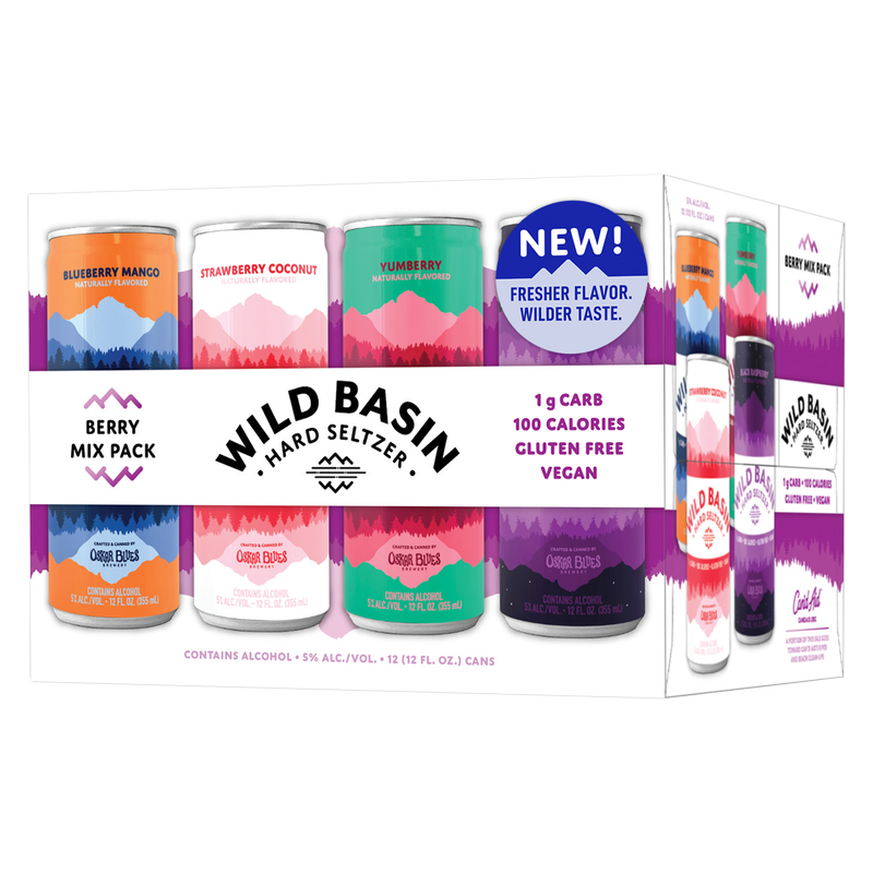 Oskar Blue's Wild Basin Mixed Berry Seltzer 12pk 12oz Can