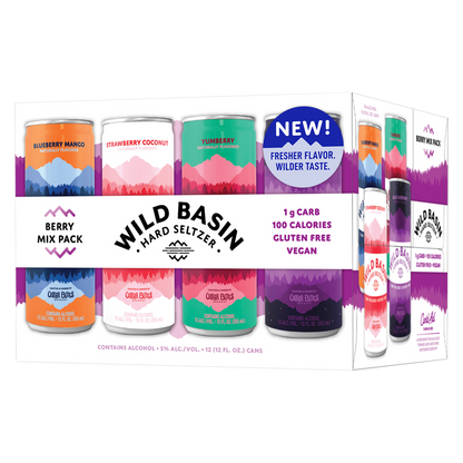 Oskar Blue's Wild Basin Mixed Berry Seltzer 12pk 12oz Can