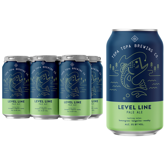 Topa Topa Level Line Pale Ale 6pk 12oz Can 5.0% ABV