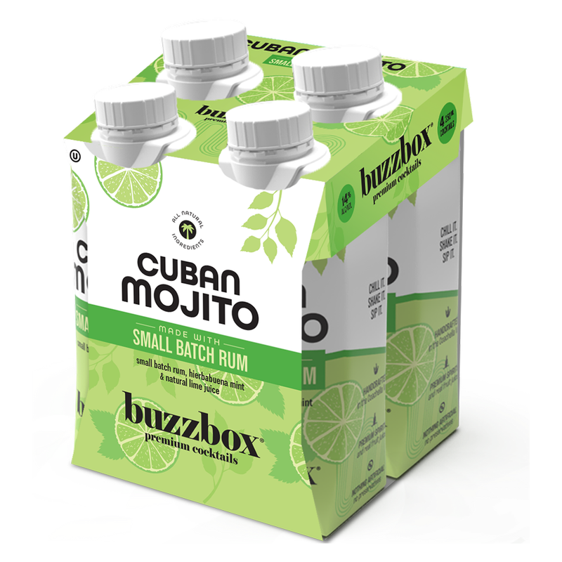 Buzzbox Cuban Mojito 4pk 250ml (4PK 250 ML)