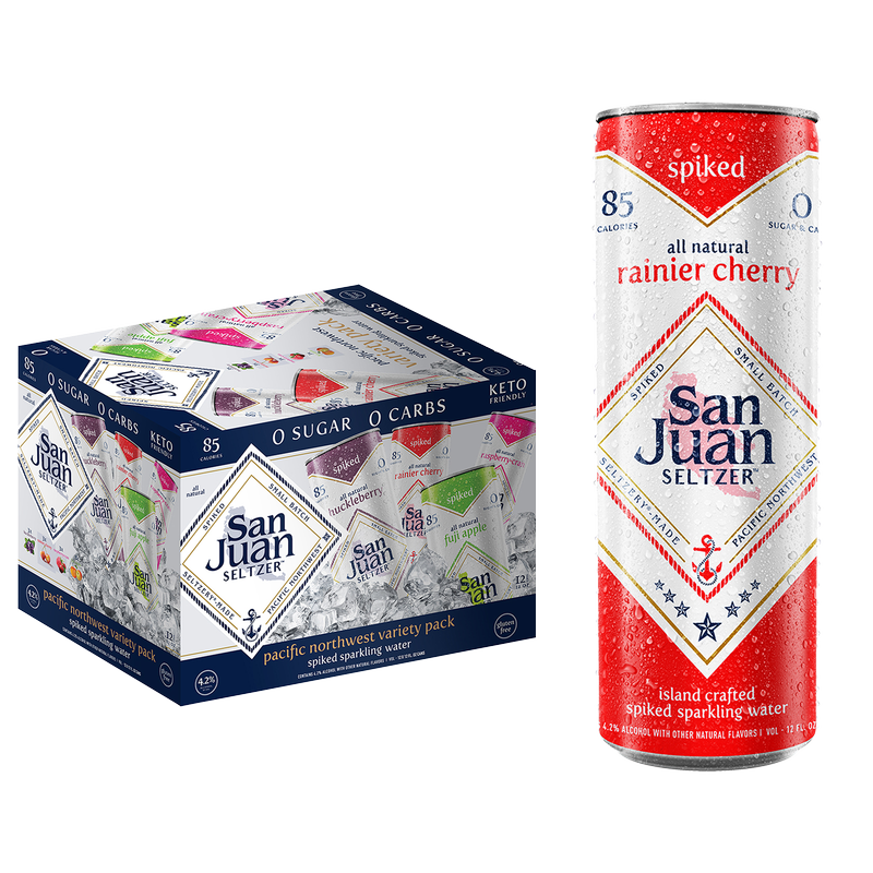 San Juan Spiked Seltzer PNW Variety 12pk 12oz Can 4.2% ABV