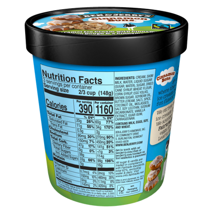 Ben & Jerry's Cinnamon Buns Ice Cream 16oz