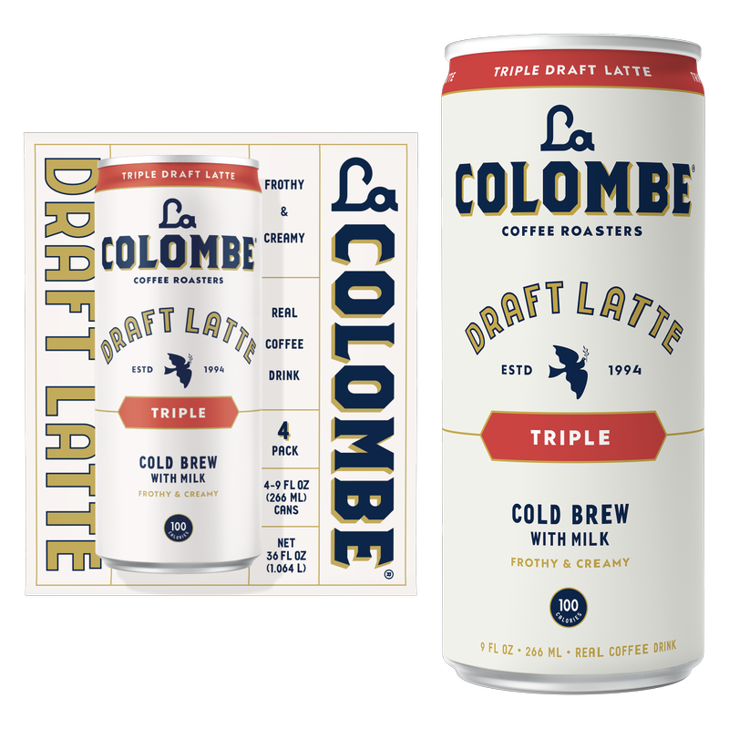 La Colombe Triple Draft Latte 4pk 9oz Can