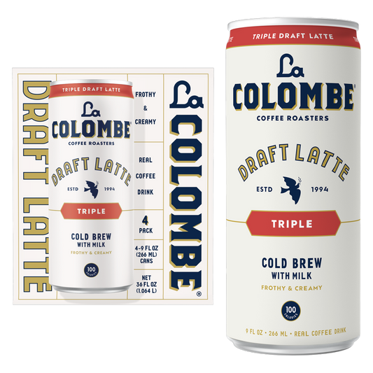 La Colombe Triple Draft Latte 4pk 9oz Can