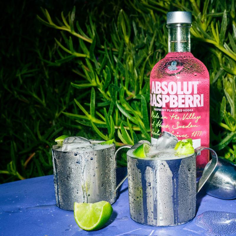 Absolut Raspberri Vodka 1L (76 proof)