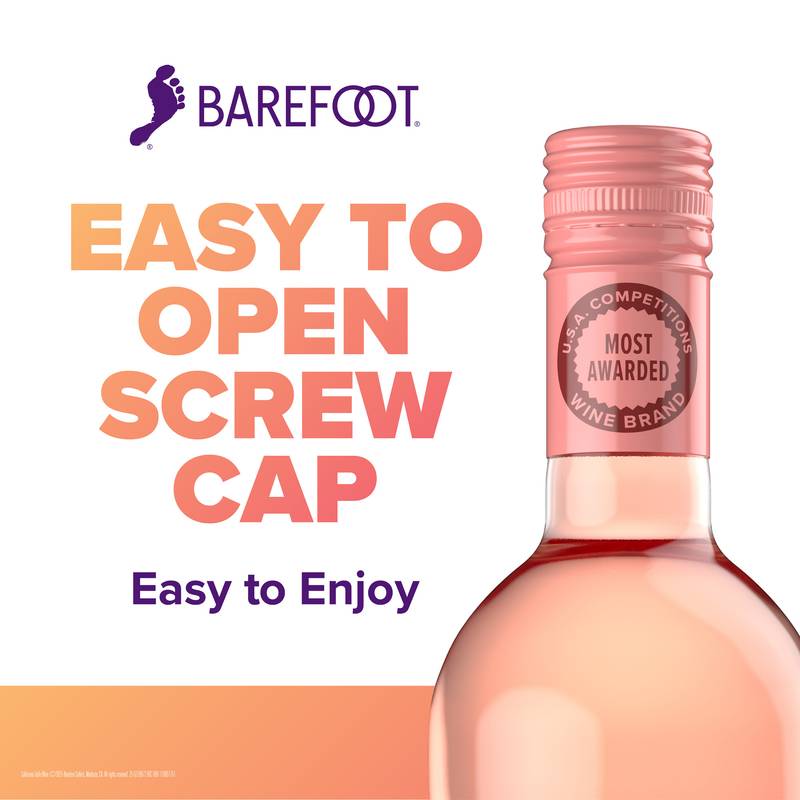 Barefoot Pink Moscato 750ml
