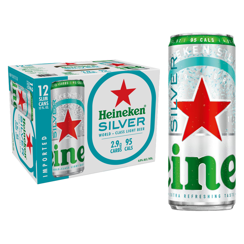 Heineken Silver 12pk 12oz Can 4% ABV