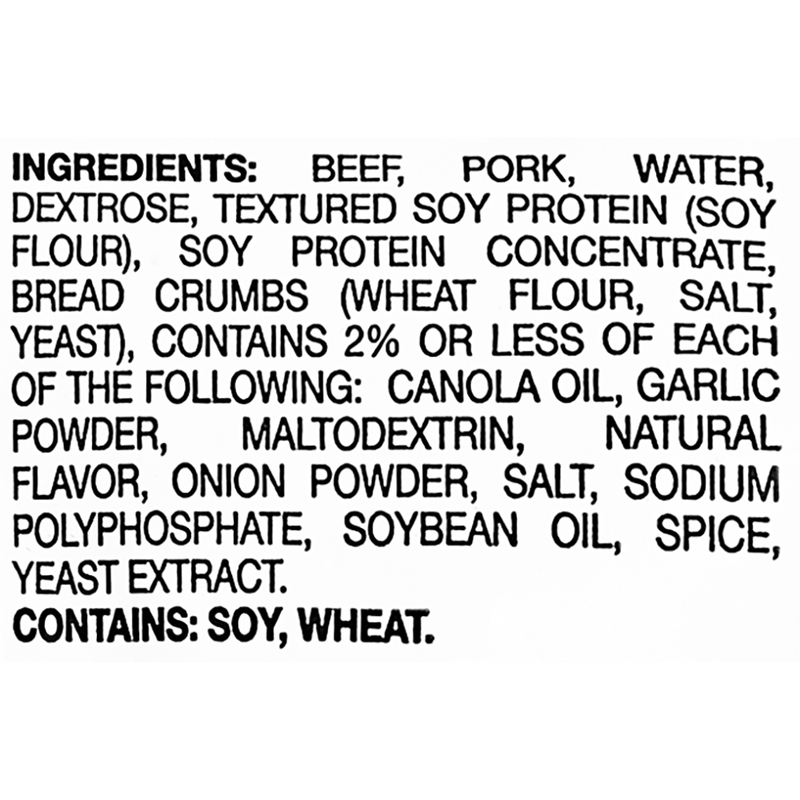 Farm Rich Frozen Homestyle Pork & Beef Meatballs 26oz