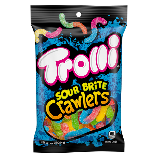 Trolli Sour Brite Crawlers Gummy Candy 7.2oz