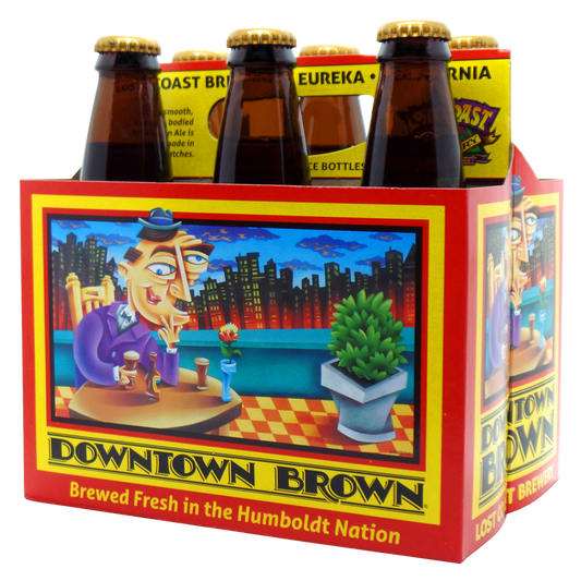 Lost Coast Brewing Downtown Brown Ale 6pk 12oz Btl