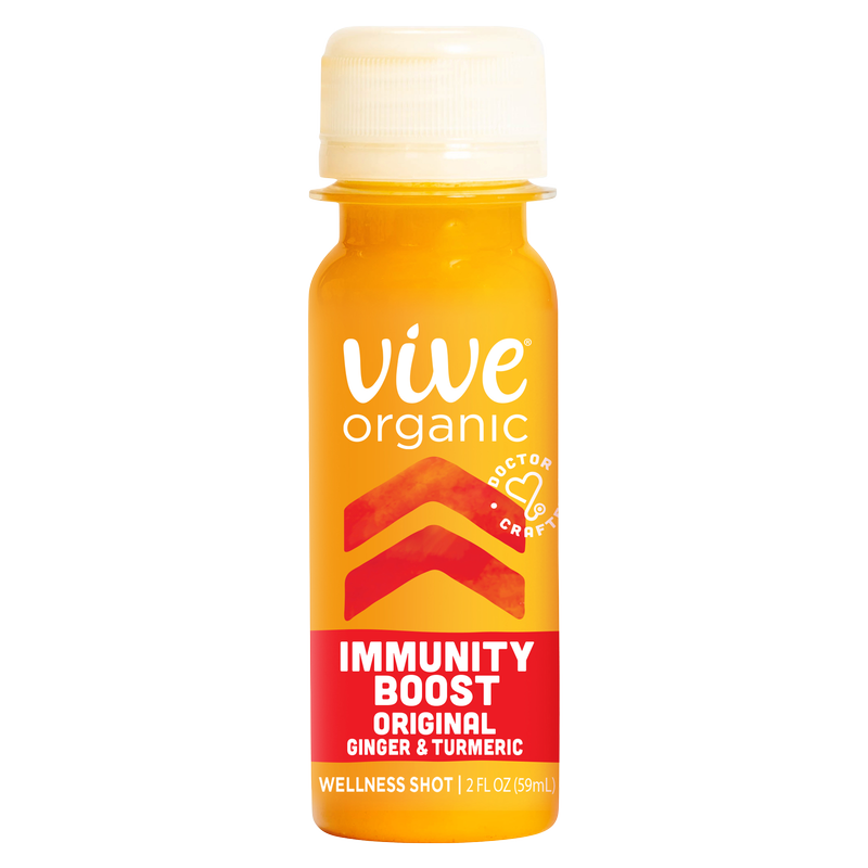 Vive Organic Immunity Boost Original Ginger & Turmeric Shot 2oz Btl