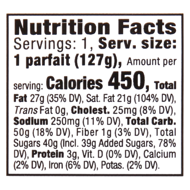 Our Specialty Treat Shop Cookies 'N Crème Parfait - 1ct