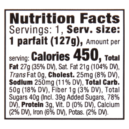 Our Specialty Treat Shop Cookies 'N Crème Parfait - 1ct