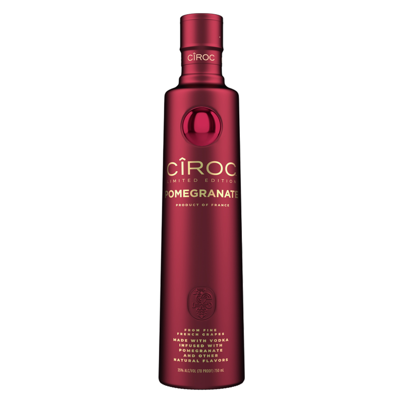 CIROC Limited Edition Pomegranate (Made with Vodka Infused with Natural Flavors), 750 mL