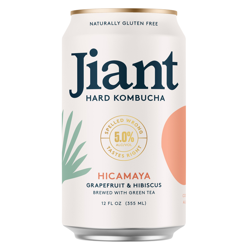 Jiant Hicamaya Hard Kombucha 4pk 12oz can 4.5% ABV