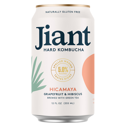 Jiant Hicamaya Hard Kombucha 4pk 12oz can 4.5% ABV