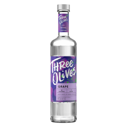 Three Olives Vodka Grape 750ml (60 Proof)
