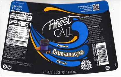 Master Of Mixes Blue Curacao 375mL Btl