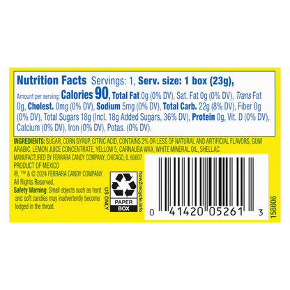 Lemonhead Small Box 0.8oz