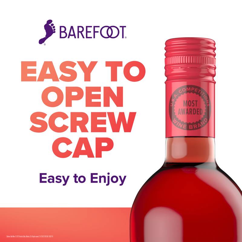 Barefoot Red Moscato 750ml
