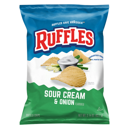 Ruffles Sour Cream & Onion 2.25oz