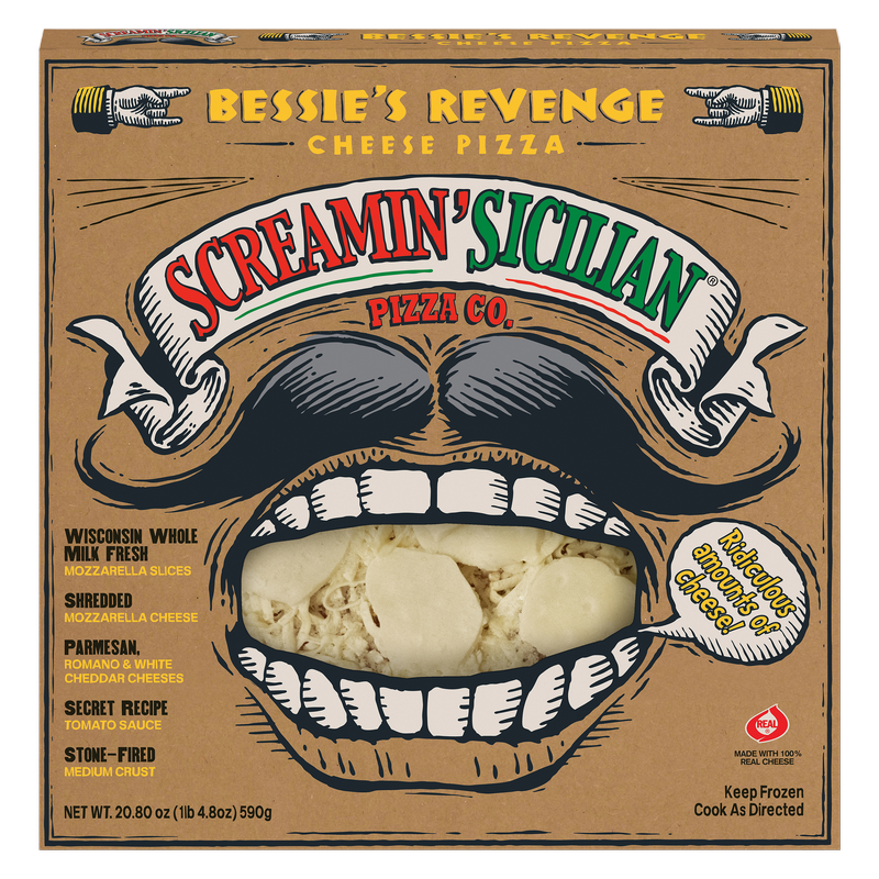 Screamin Sicilian Cheese Pizza, 20.8oz.