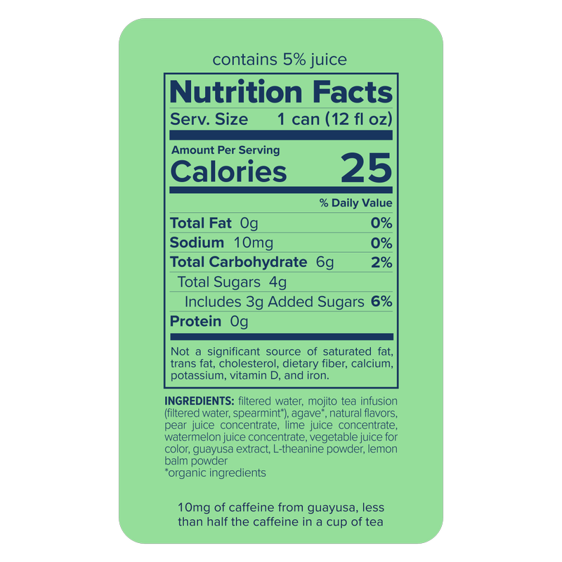 Recess Watermelon Mojito Mocktail 4pk 12oz Can