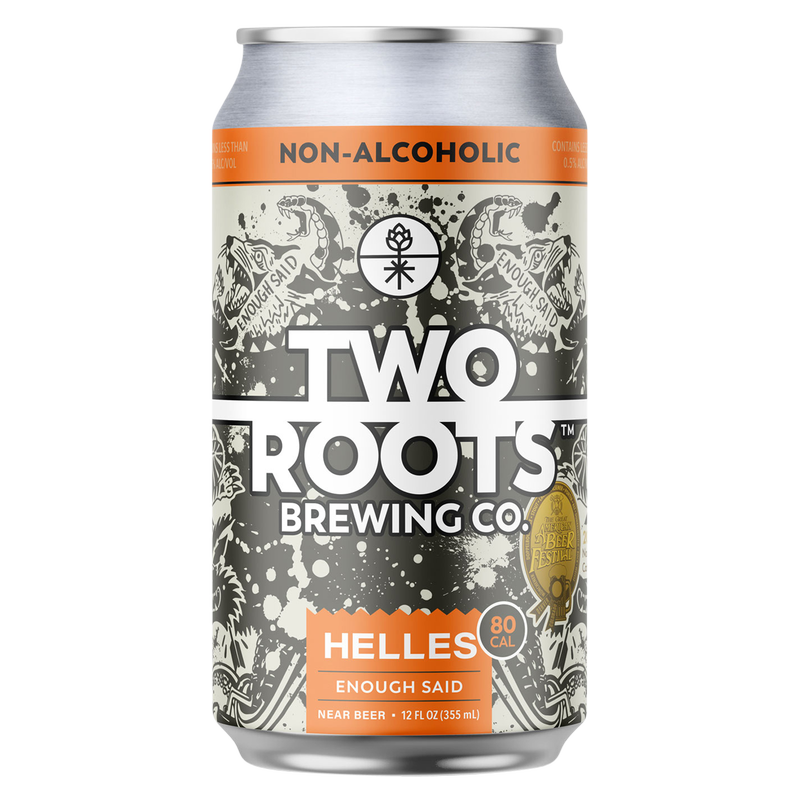 Two Roots Brewing Enough Said Helles Non-Alcoholic 6pk 12oz Can