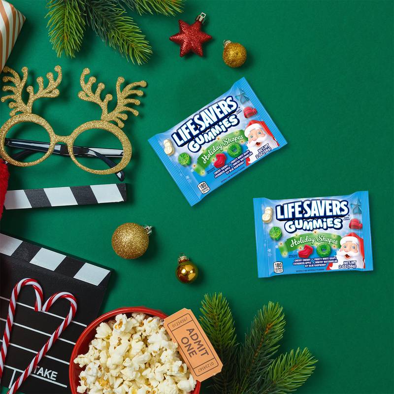 LIFE SAVERS Gummies Holiday Shapes Stocking Stuffers, 2 oz