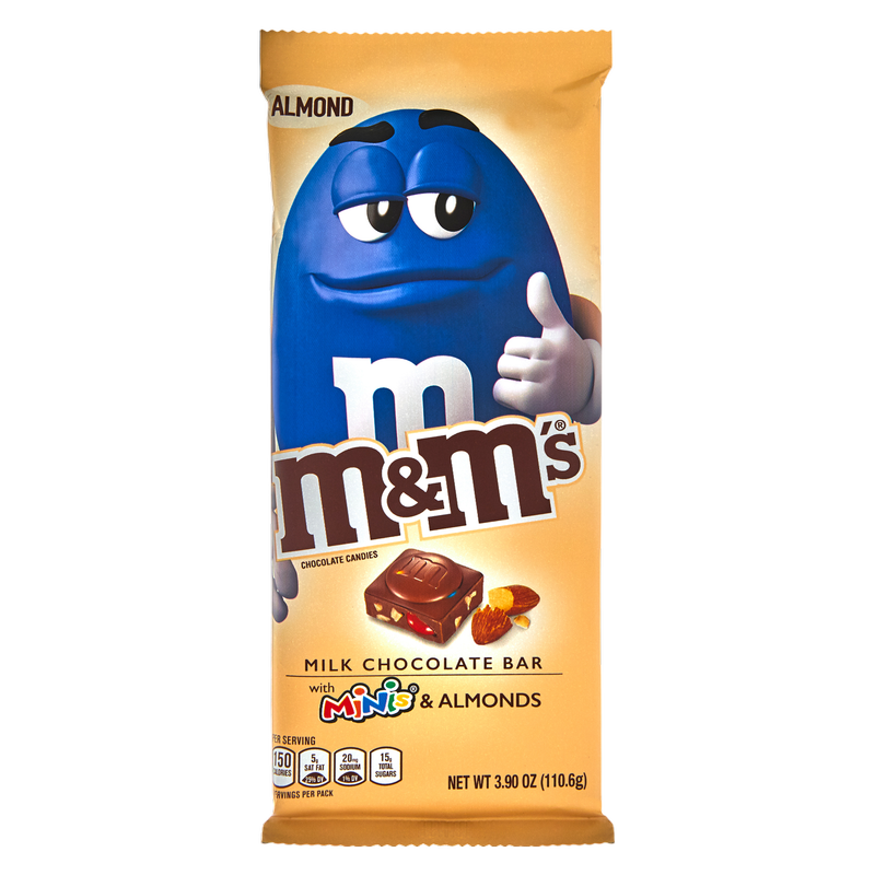 M&M's Almond Milk Chocolate Bar 3.9oz