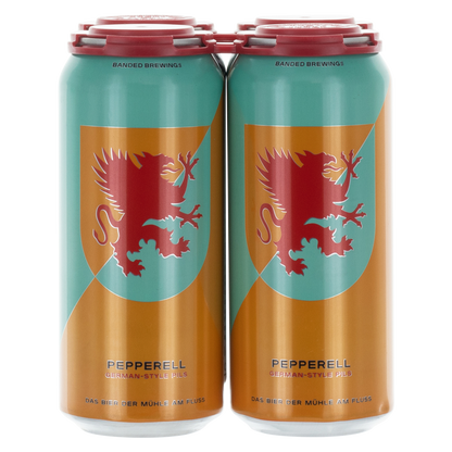 Banded Brewing Pepperell Pilsner 4pk 16oz Can 4.6% ABV