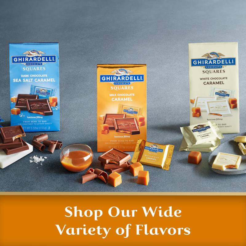 Ghirardelli Milk Chocolate Caramel Squares 5.32oz