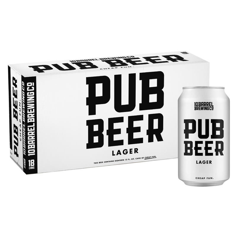 10 Barrel Pub Beer 18pk 12oz Can 5.0% ABV