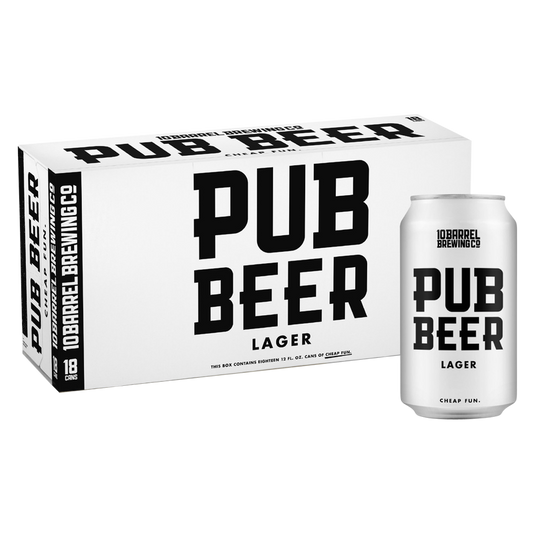 10 Barrel Pub Beer 18pk 12oz Can 5.0% ABV