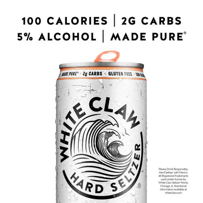White Claw Peach 12pk 12oz Can 5% ABV
