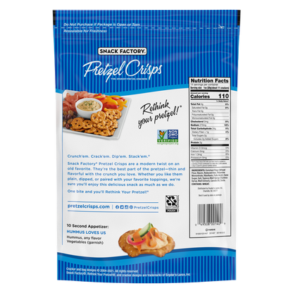 Snack Factory Original Pretzel Crisps, 14oz