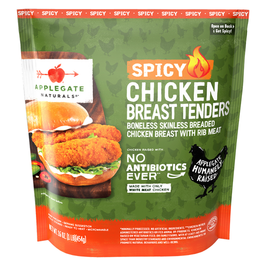 Applegate Natural Family Size Spicy Chicken Tenders 16 oz